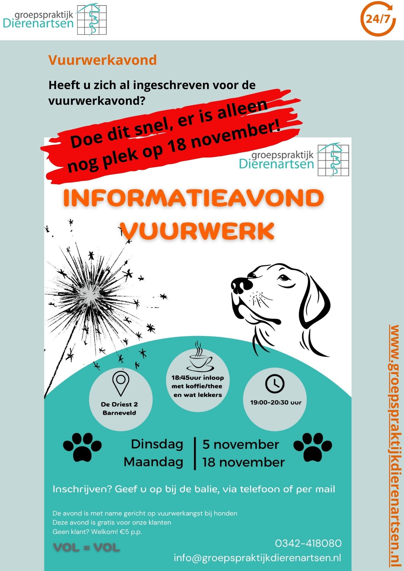 nieuws hond kat barneveld dierenarts harskamp poes kater